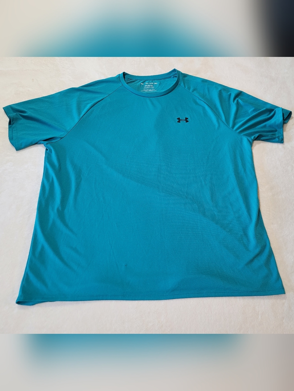 Under Armour Men's 2XL The Tech Tee Loose Shirt Sleeve Teal